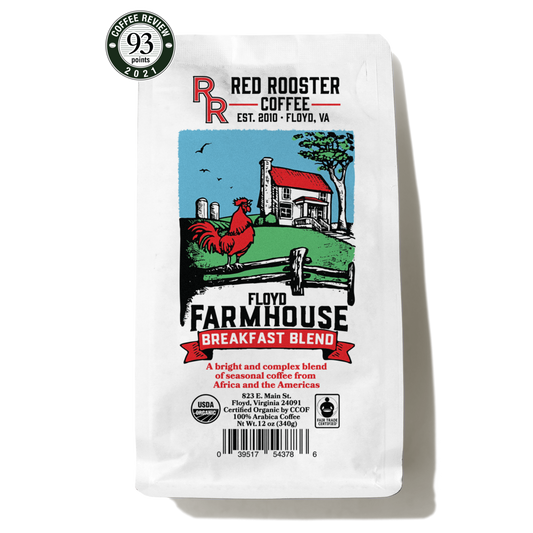 Organic Floyd Farmhouse Breakfast Blend - Coffee Selection for Smooth Everyday Cups