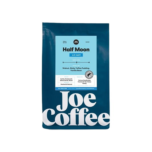 Half Moon Half Caff 12 oz - Coffee Selection for Smooth Everyday Cups