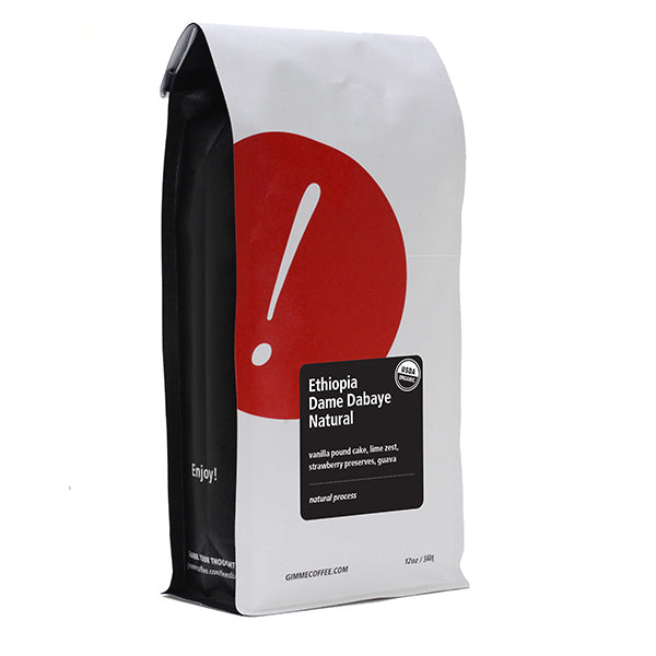Ethiopia Dame Dabaye Natural (Organic) 12 oz - Coffee Selection for Smooth Everyday Cups