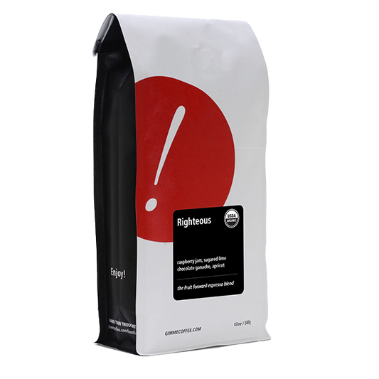 Righteous (Organic) 12 oz - Coffee Selection for Smooth Everyday Cups