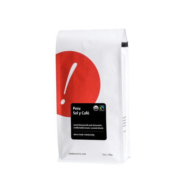 Peru Sol Y Cafe Fairtrade Organic 12 oz - Coffee Selection for Smooth Everyday Cups
