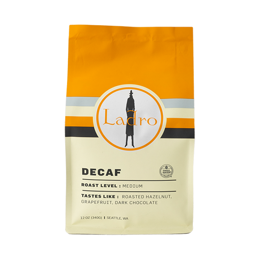 Ladro Decaf 12 oz - Coffee Selection for Smooth Everyday Cups