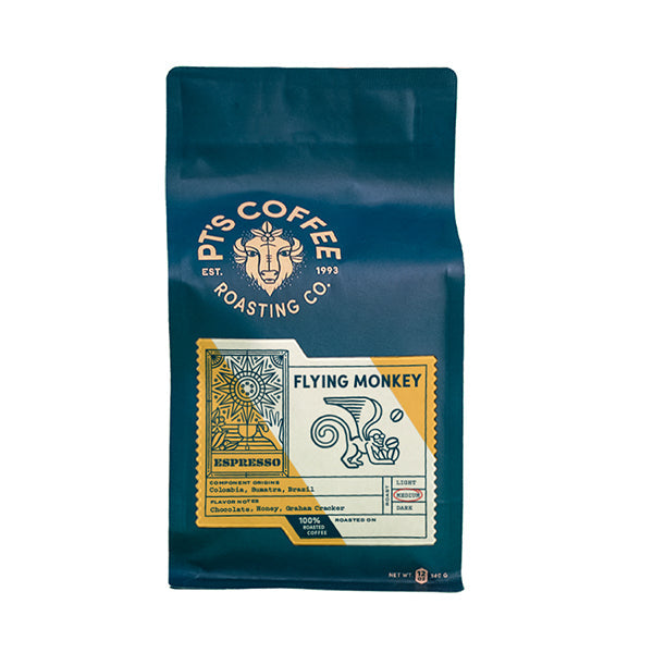 Flying Monkey Espresso 12 oz - Manual Brewer for Everyday Coffee Routines