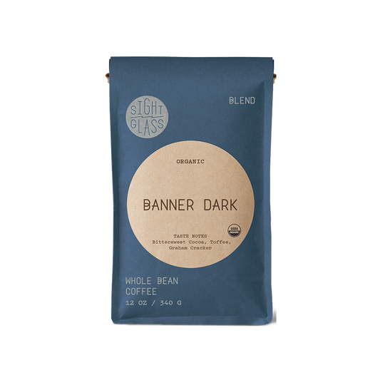 Organic Banner Dark 12 oz - Coffee Selection for Smooth Everyday Cups