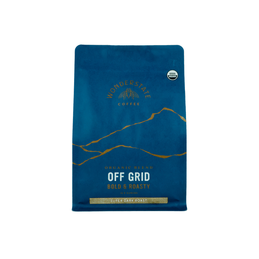 Organic Off Grid Super Dark Roast 1.5 lb - Coffee Selection for Smooth Everyday Cups