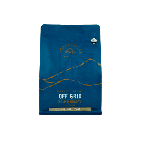Organic Off Grid Super Dark Roast 1.5 lb - Coffee Selection for Smooth Everyday Cups