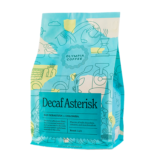 Decaf Asterisk 12 oz - Coffee Selection for Smooth Everyday Cups