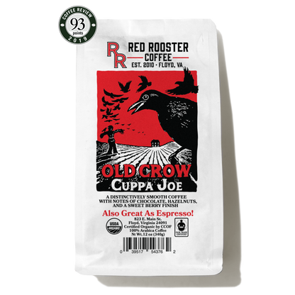 Organic Old Crow Cuppa Joe - Coffee Selection for Smooth Everyday Cups