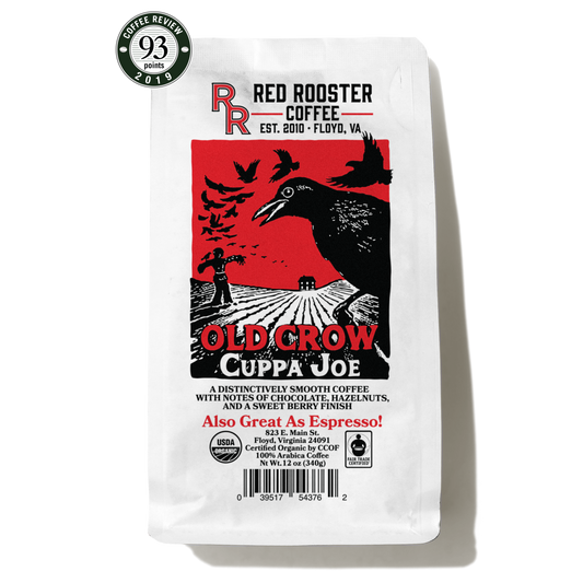 Organic Old Crow Cuppa Joe - Coffee Selection for Smooth Everyday Cups