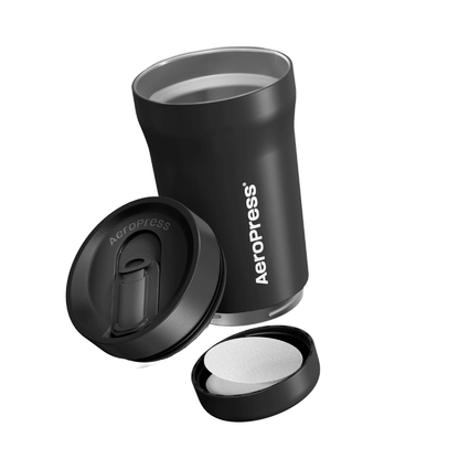 AeroPress Travel Coffee Tumbler - Stainless Steel - Coffee Cup Accessory for Brewing and Travel