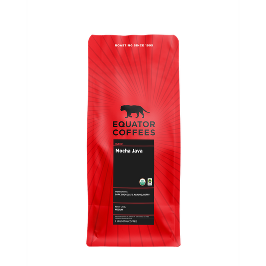 Mocha Java Fair Trade Organic 2 lb - Coffee Selection for Smooth Everyday Cups