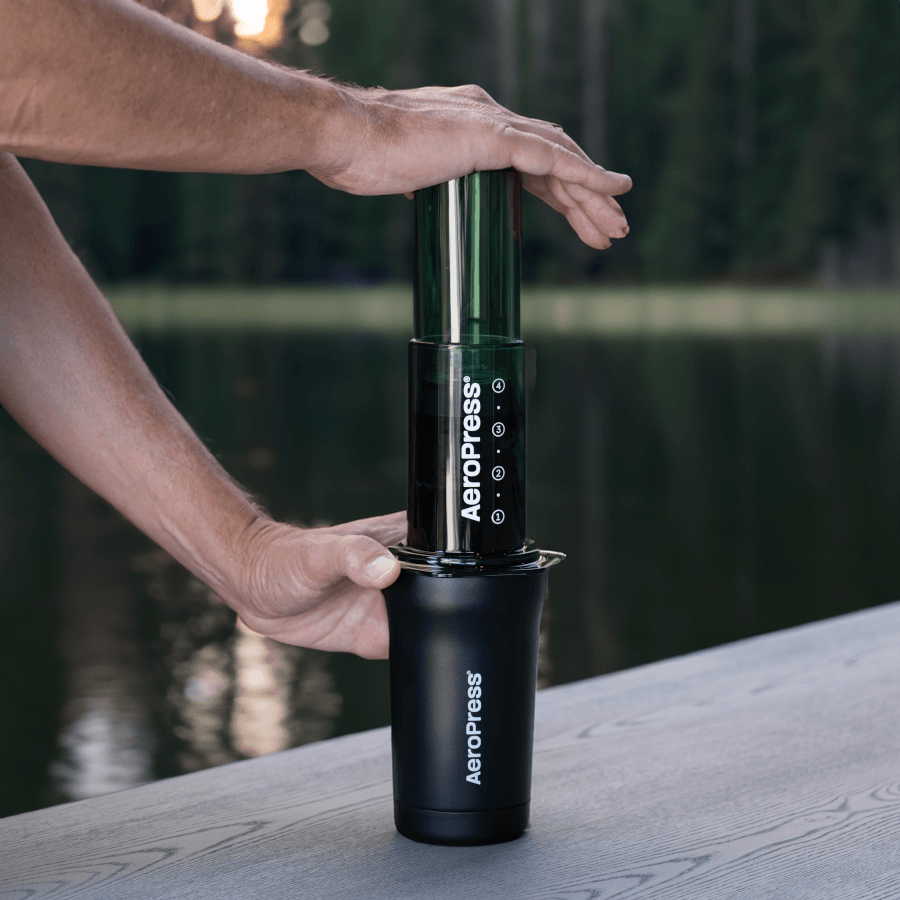AeroPress Travel Coffee Tumbler - Stainless Steel - Coffee Cup Accessory for Brewing and Travel