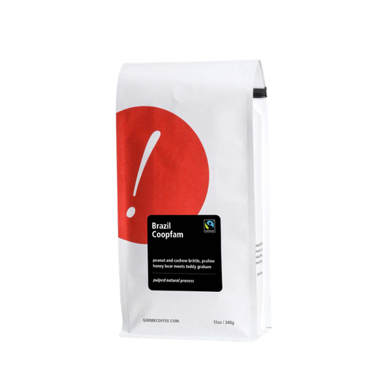 Brazil Coopfam Certified Fairtrade 2 lb - Coffee Selection for Smooth Everyday Cups