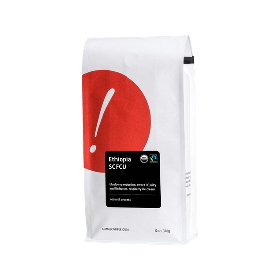 Ethiopia SCFCU Fairtrade Organic 12 oz - Coffee Selection for Smooth Everyday Cups