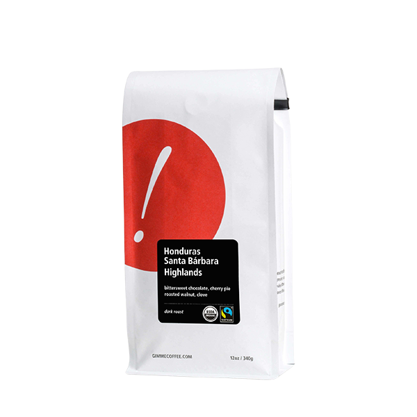 Honduras Santa Barbara Highlands Dark Org FT 12 oz - Coffee Selection for Smooth Everyday Cups