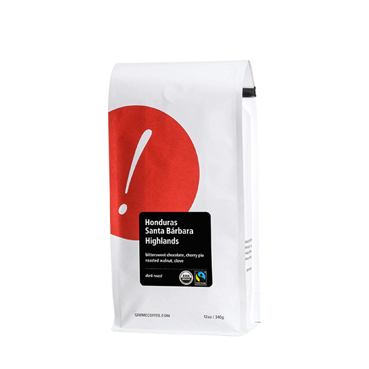 Honduras Santa Barbara Highlands Dark Org FT 12 oz - Coffee Selection for Smooth Everyday Cups