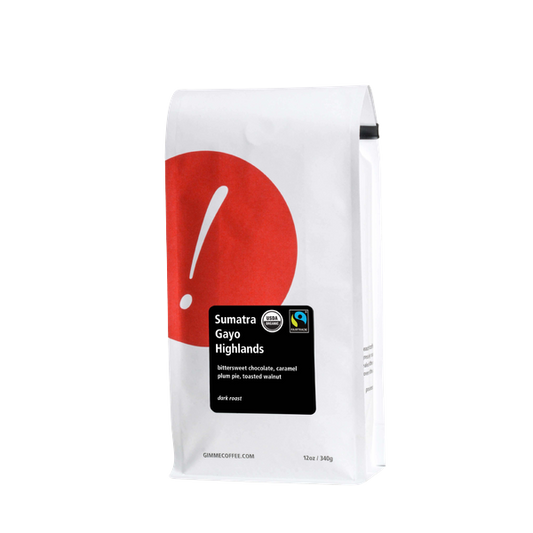 Sumatra Gayo Highlands Dark Roast FT Organic 12 oz - Coffee Selection for Smooth Everyday Cups