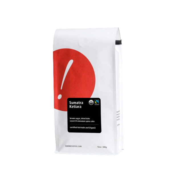 Sumatra Ketiara Fairtrade Organic 2 lb - Coffee Selection for Smooth Everyday Cups