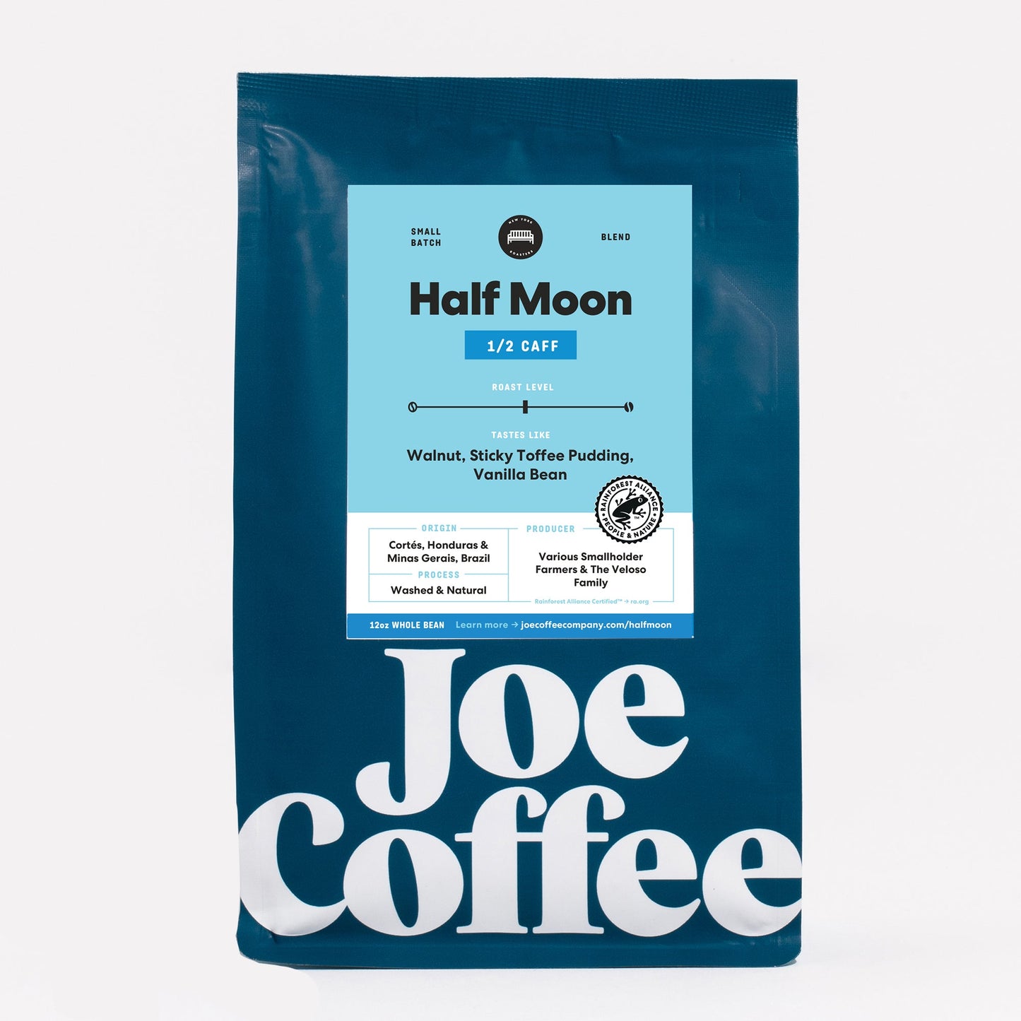 Half Moon Half Caff 2 lb - Coffee Selection for Smooth Everyday Cups