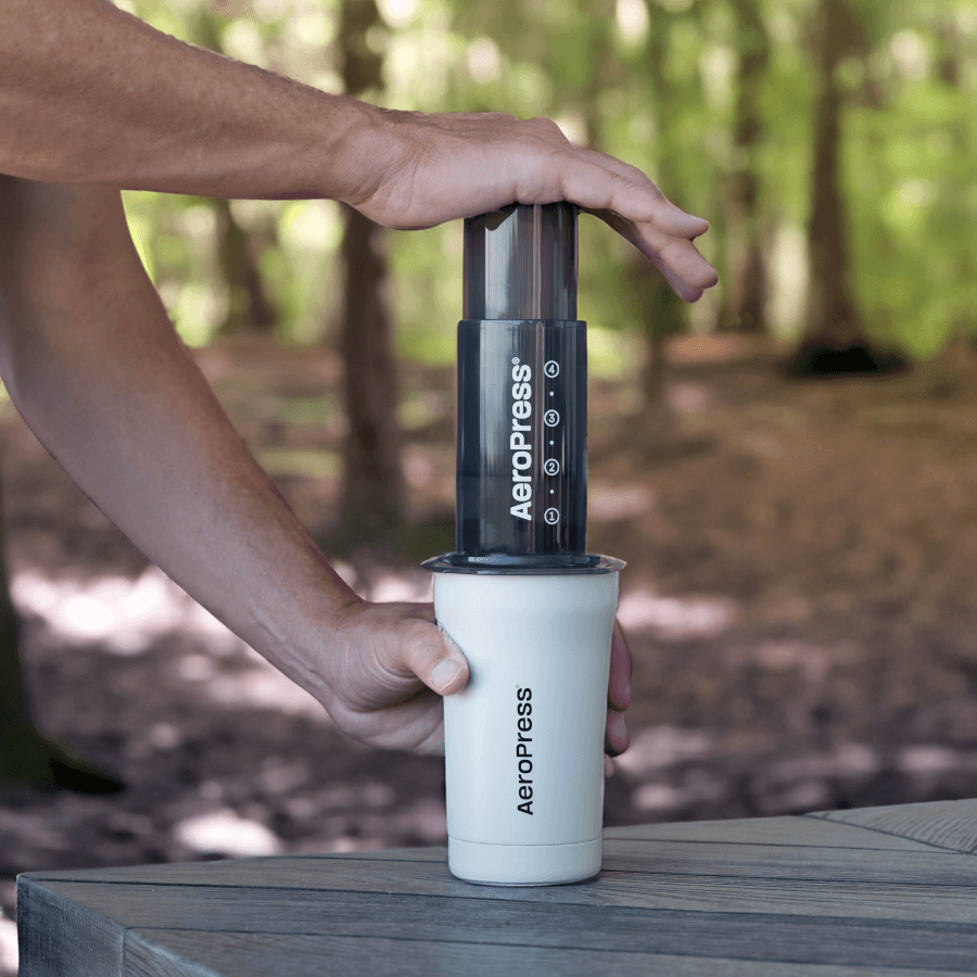 AeroPress Travel Coffee Tumbler - Stainless Steel - Coffee Cup Accessory for Brewing and Travel