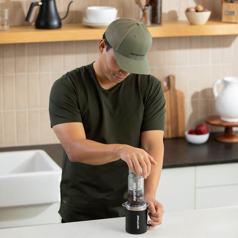 AeroPress Hats - Brewing Gear for Convenient Coffee Setup